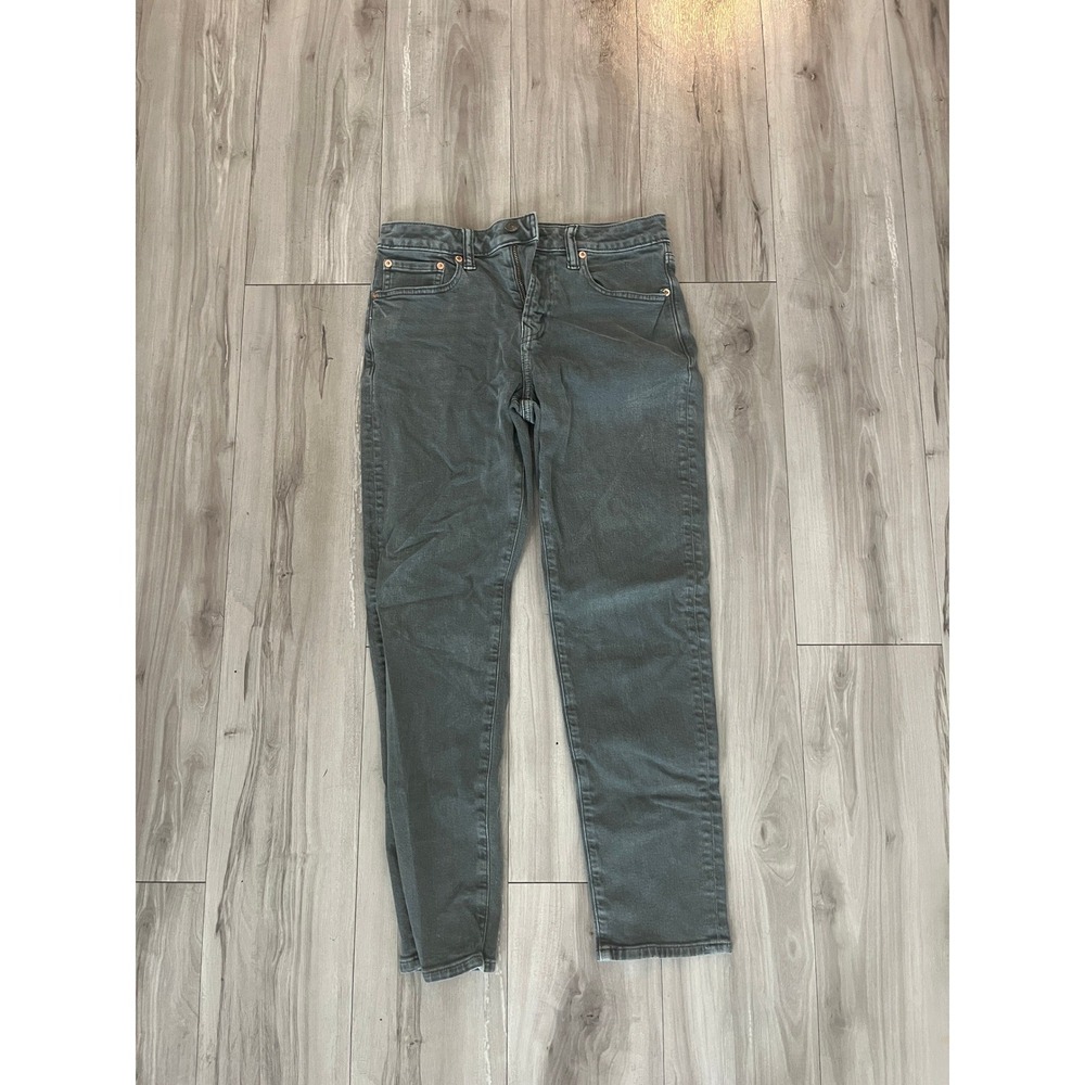 American Eagle Easy Flex‎ Gray Slim Straight Jeans Mens 29x30 Denim Pants